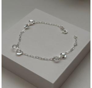 Pulseira Infinito em Prata 925